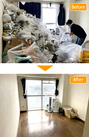 ゴミ屋敷片付けもおまかせください